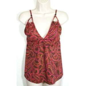 LIZ LANGE MATERNITY Tankini Swimsuit Top 1167E1M
